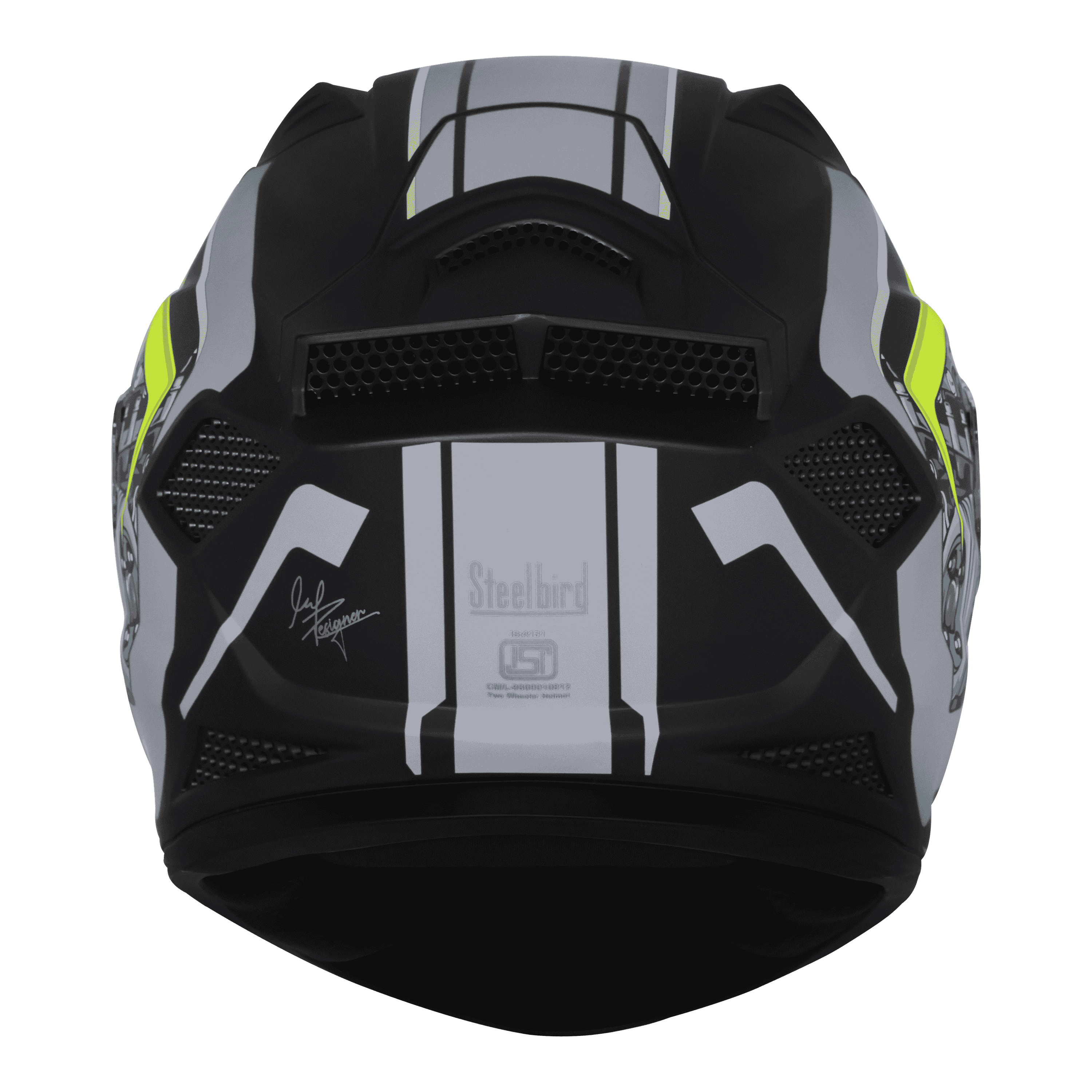 SBH-25 SV SHARP SPIKY GLOSSY BLACK WITH GREY